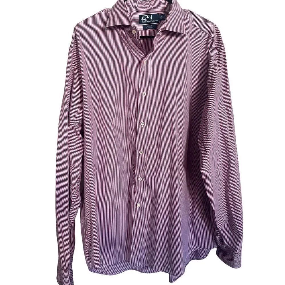 Polo by Ralph Lauren Mens Multicolor Regent Classic Fit Button-Up Shirt 18